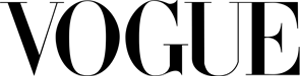 Black icon of VOUGE on transparent background