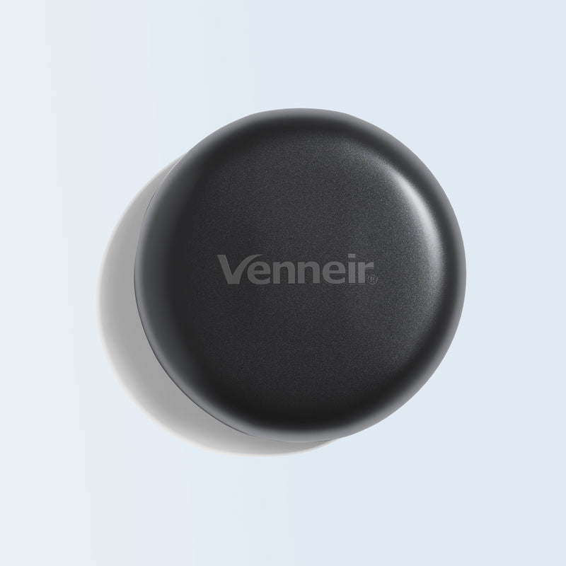 Black protective storage case with magnetic closure for retainers and night guards